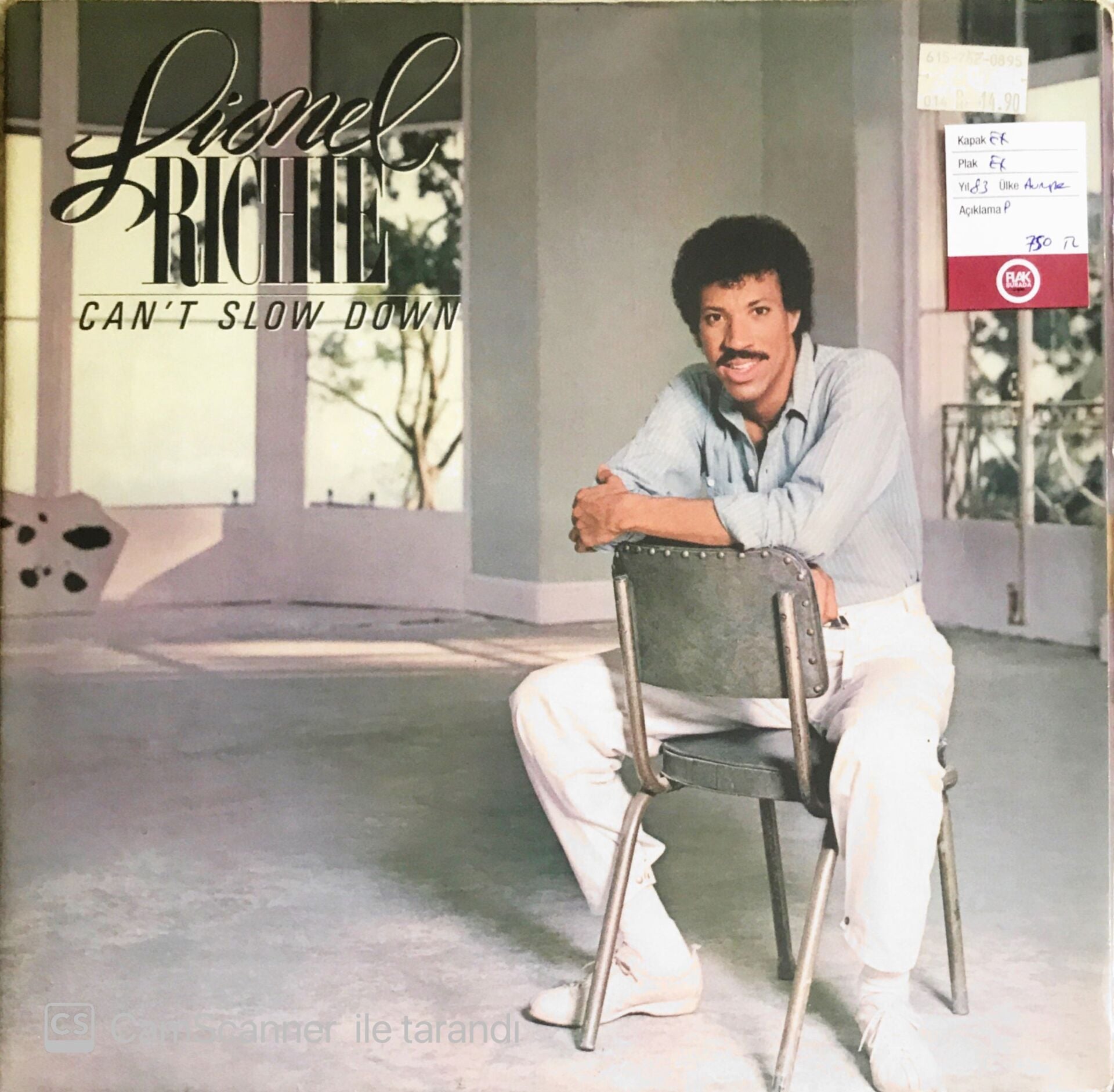 Lionel Richie - Can't Slow Down - LP