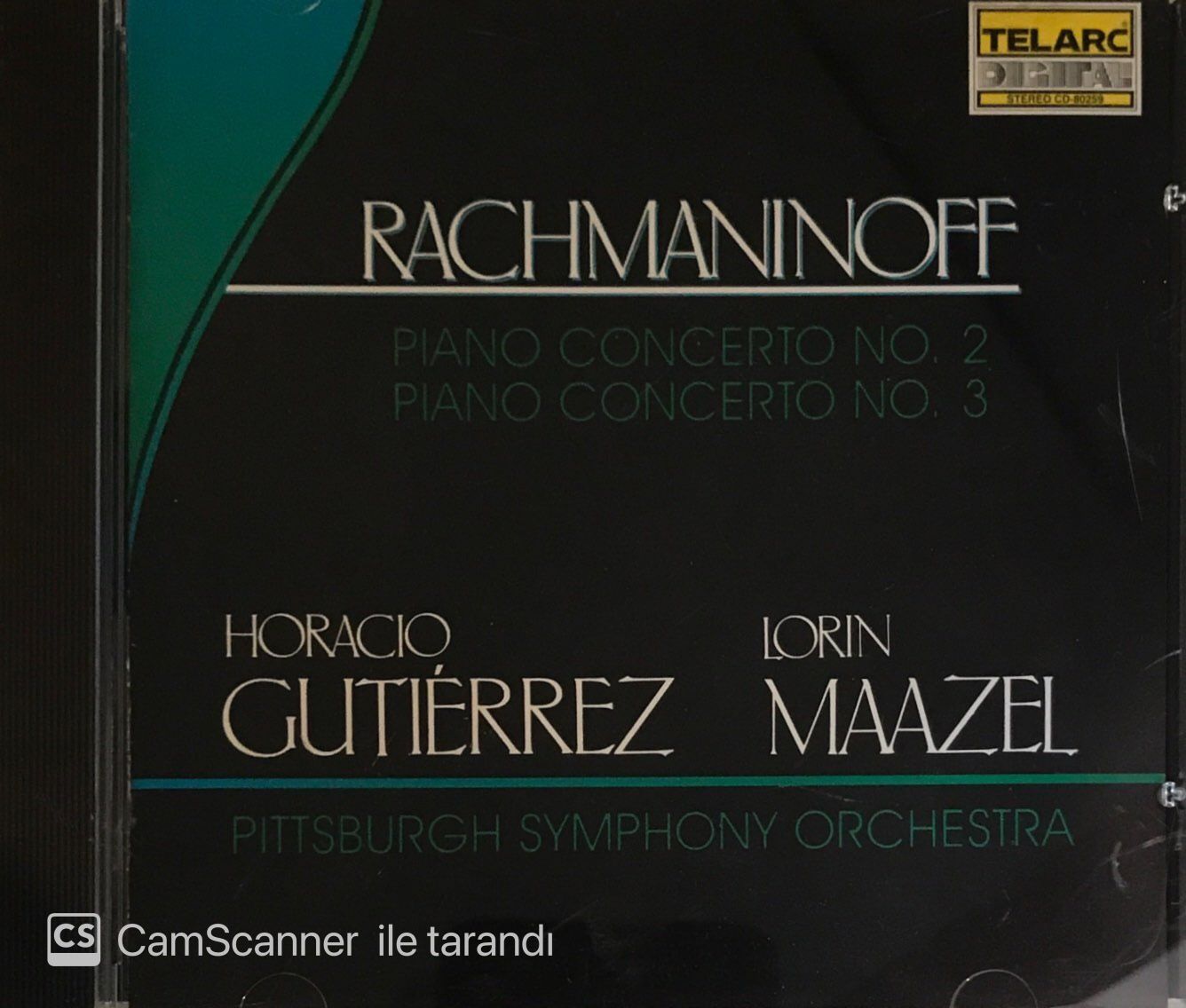 Rachmaninoff Piano Concertos No2 No 3 - Guiterrez / Maazel  CD