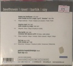 Beethoven Ravel Bartok Say Kopatchinskaja - Say CD