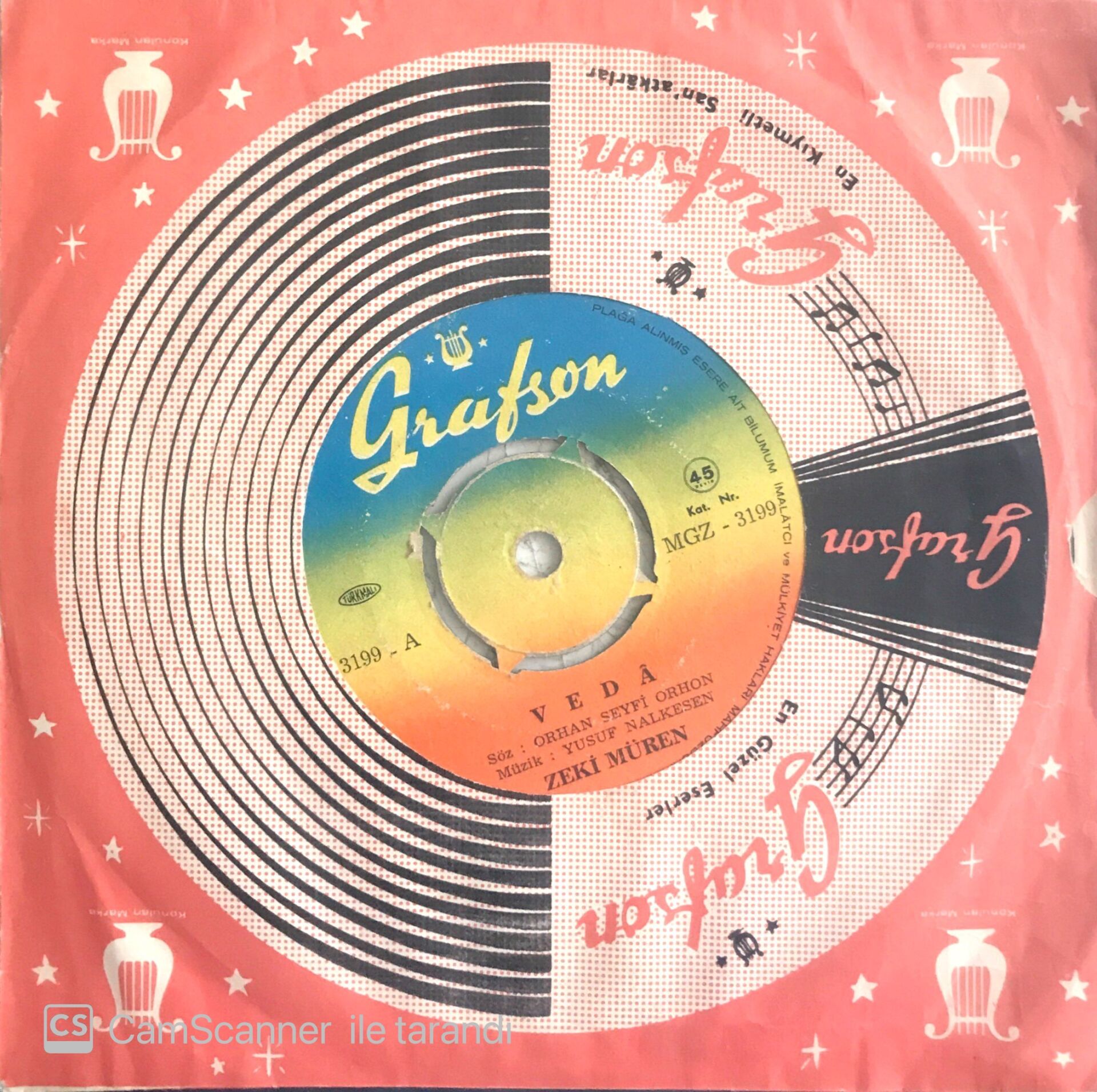 Zeki Müren / Veda 45'lik