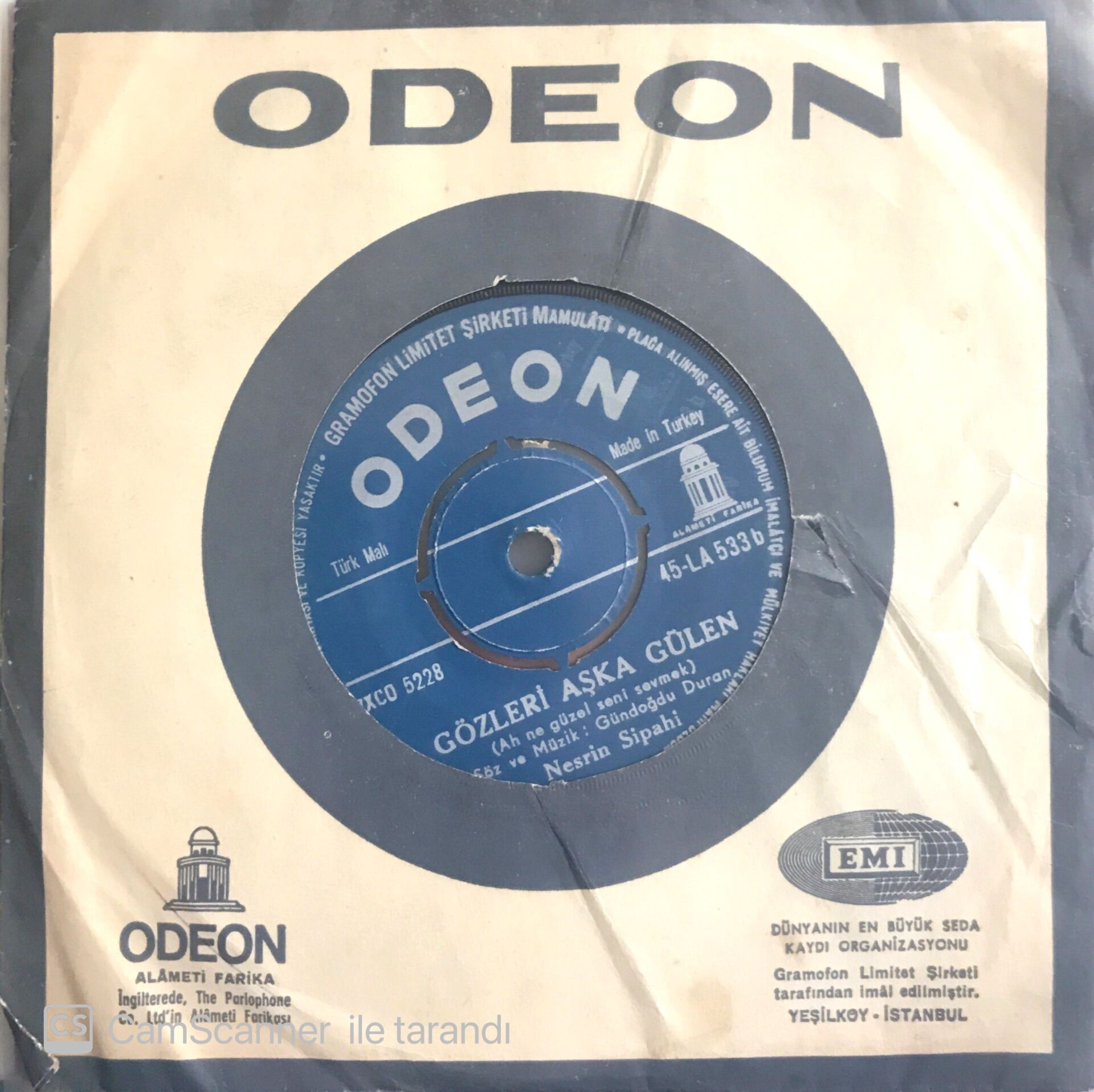 Nesrin Sipahi / Gözleri Aşka Gülen 45'lik