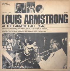 Louıs Armstrong At The Carnegie Hall (1947) LP