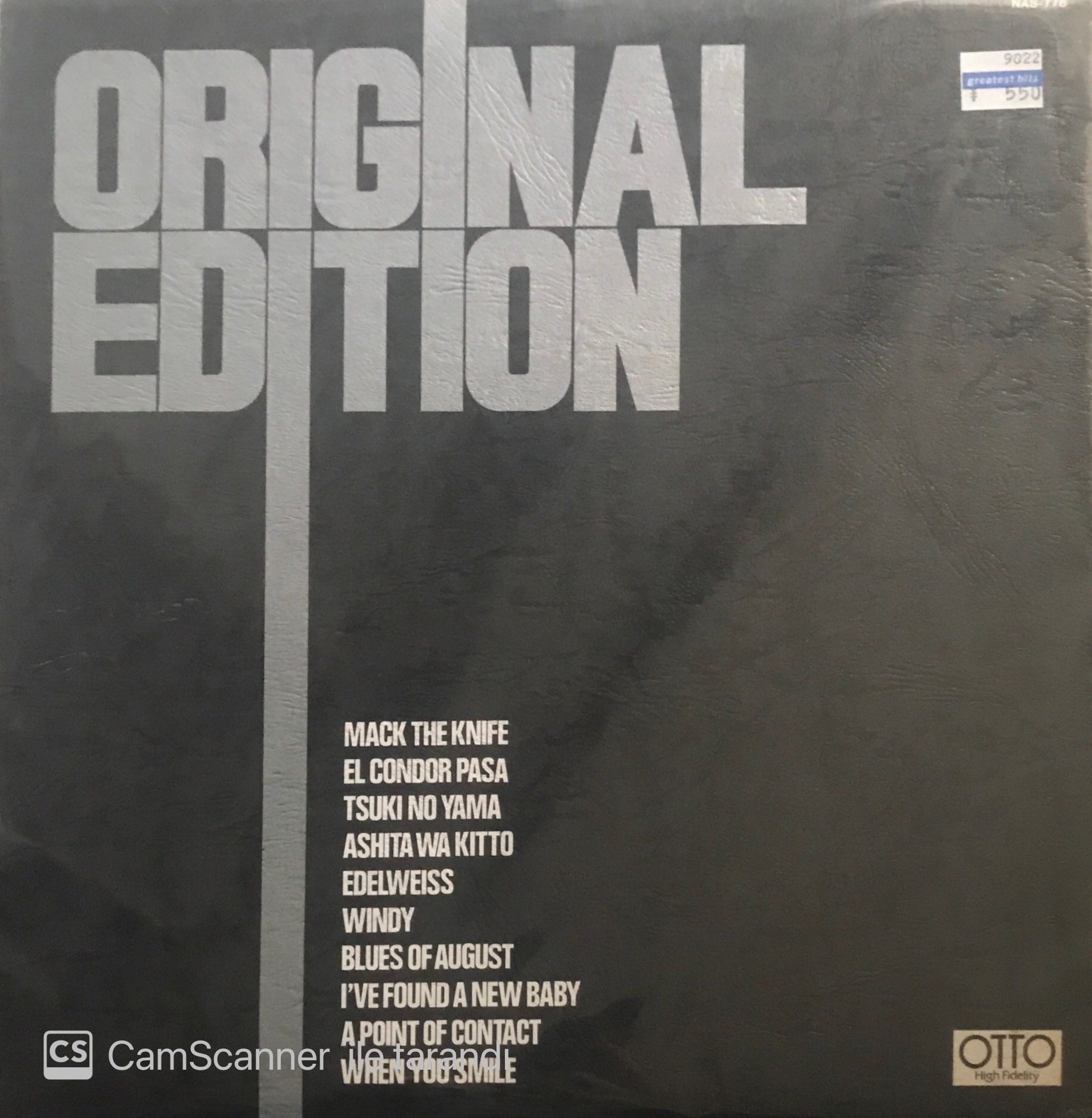 Original Edition Japon Baskı LP