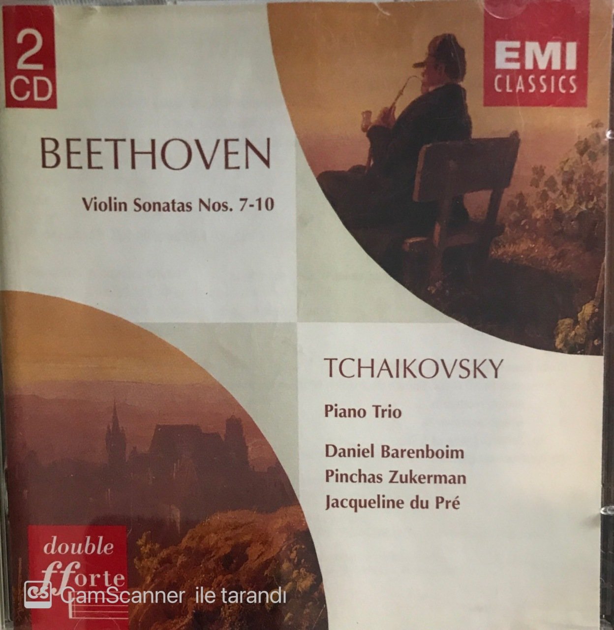 Beethoven Violing Sonatas Nos. 7-10 Tchaikovsky Piano Trio 2'li CD