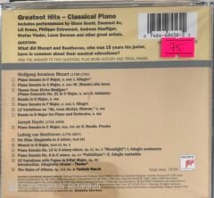 Classical Piano Greatest Hits CD