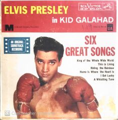 Elvis Presley In Kid Galahad - Six Great Songs - 45'lik