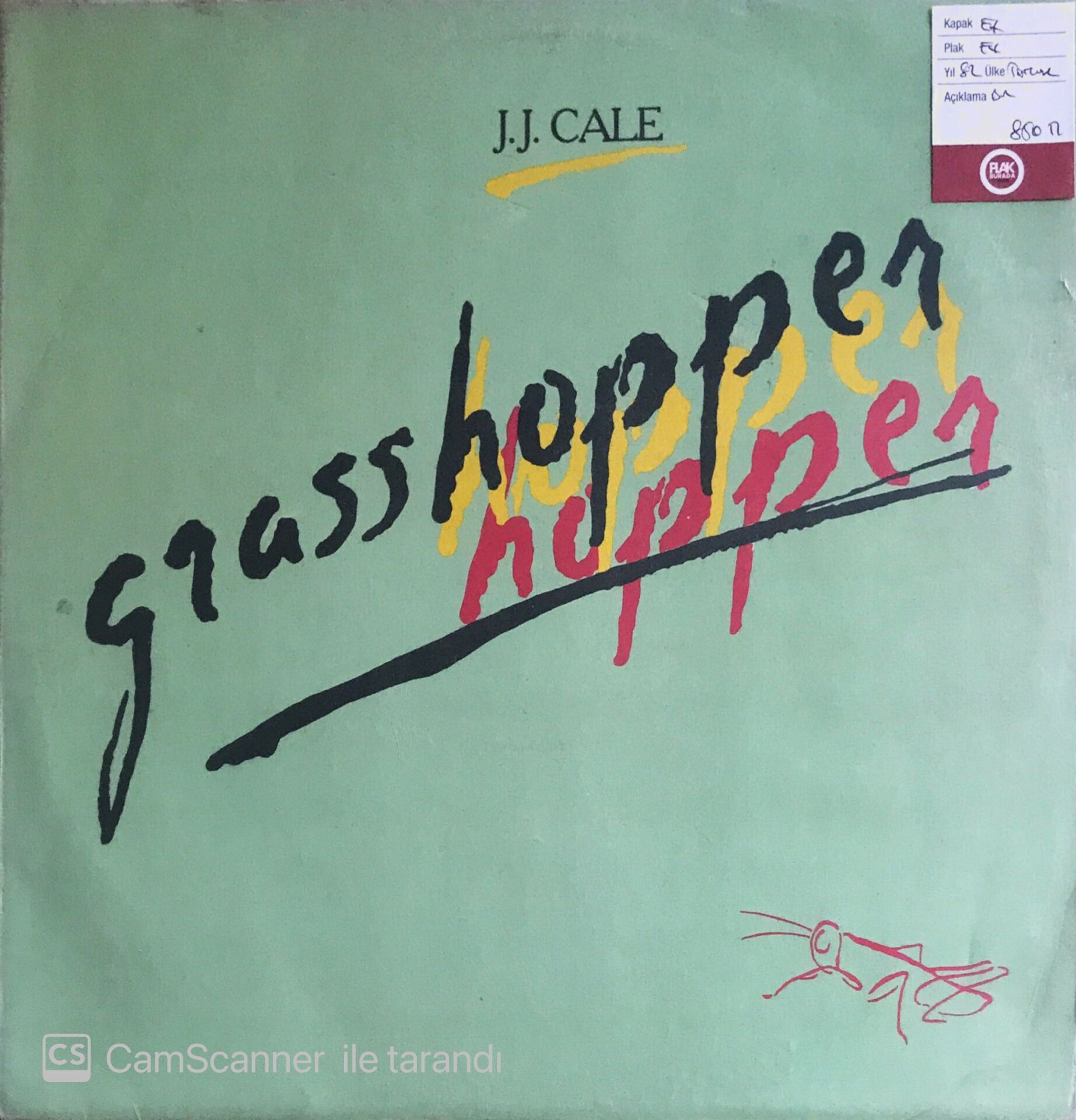 J.J. Cale - Grasshopper - LP