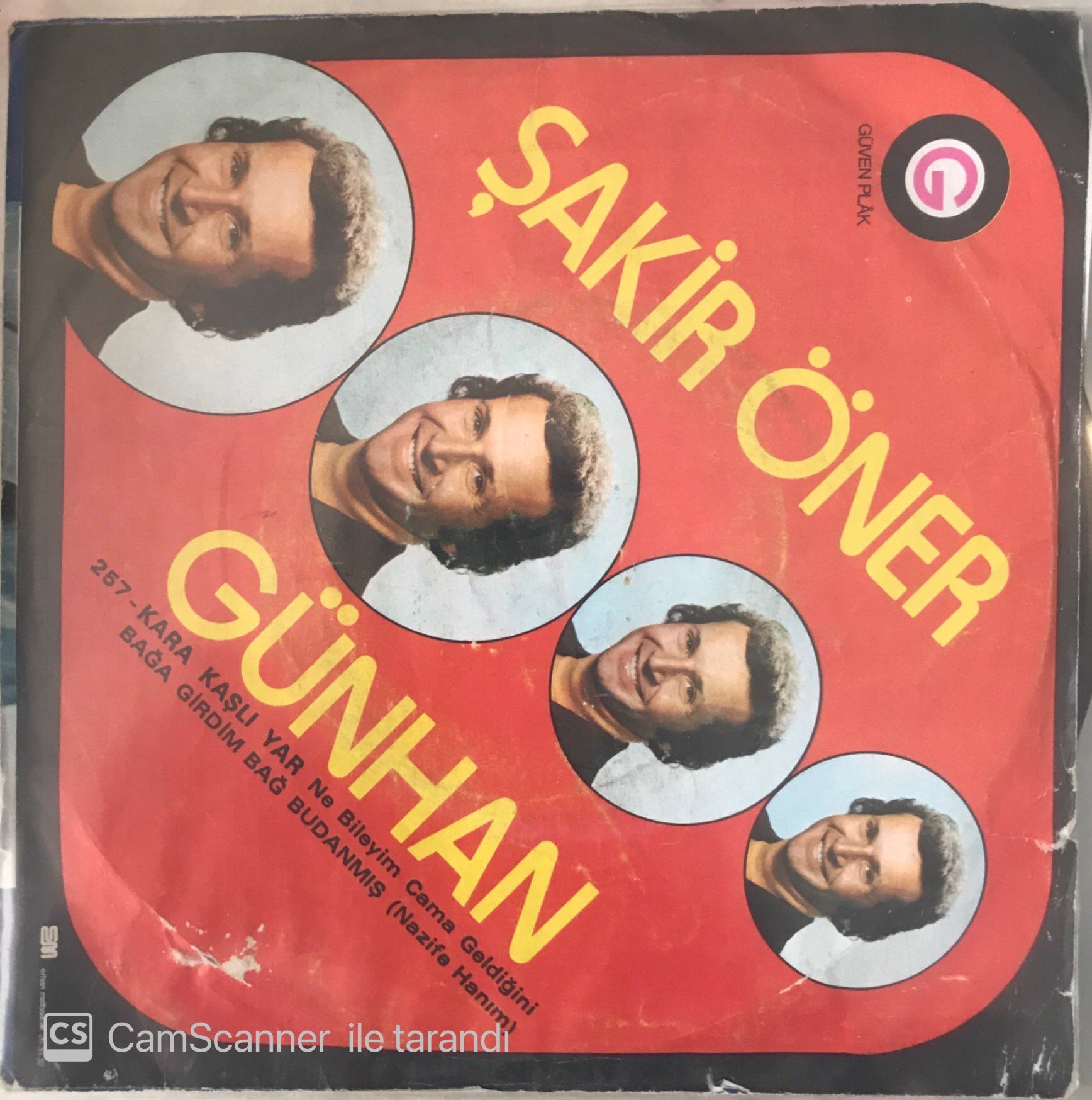 Şakir Öner Günhan Kara Kaşlı Yar 45lik