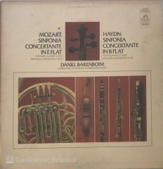 Mozart Sinfonia Concertante In E Flat Haydn Sinfonia Concertante In B Flat Daniel Barenboim LP