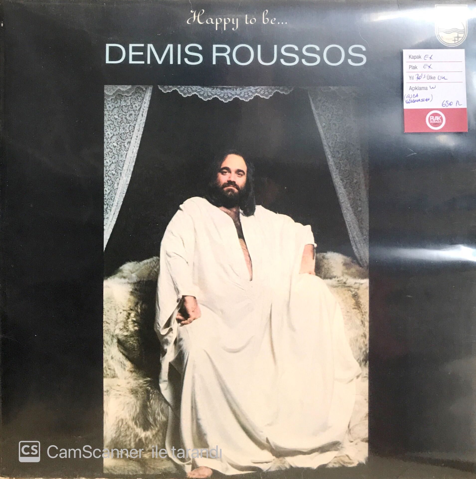 Demis Roussos / Happy To Be LP