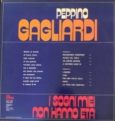 Peppino Gagliardi I Sogni Miei Non Hanno Eta LP