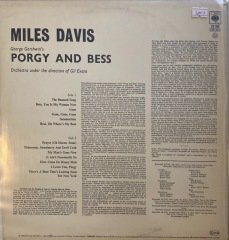 Miles Davis Porgy And Bess LP