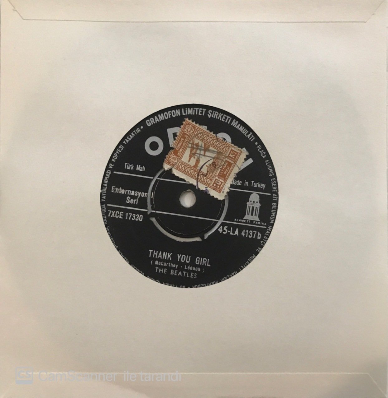 The Beatles Thank You Girl 45lik