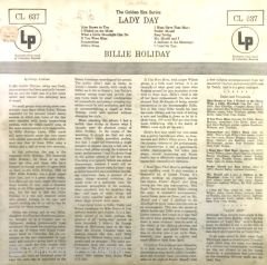 Billie Holiday - Lady Day LP