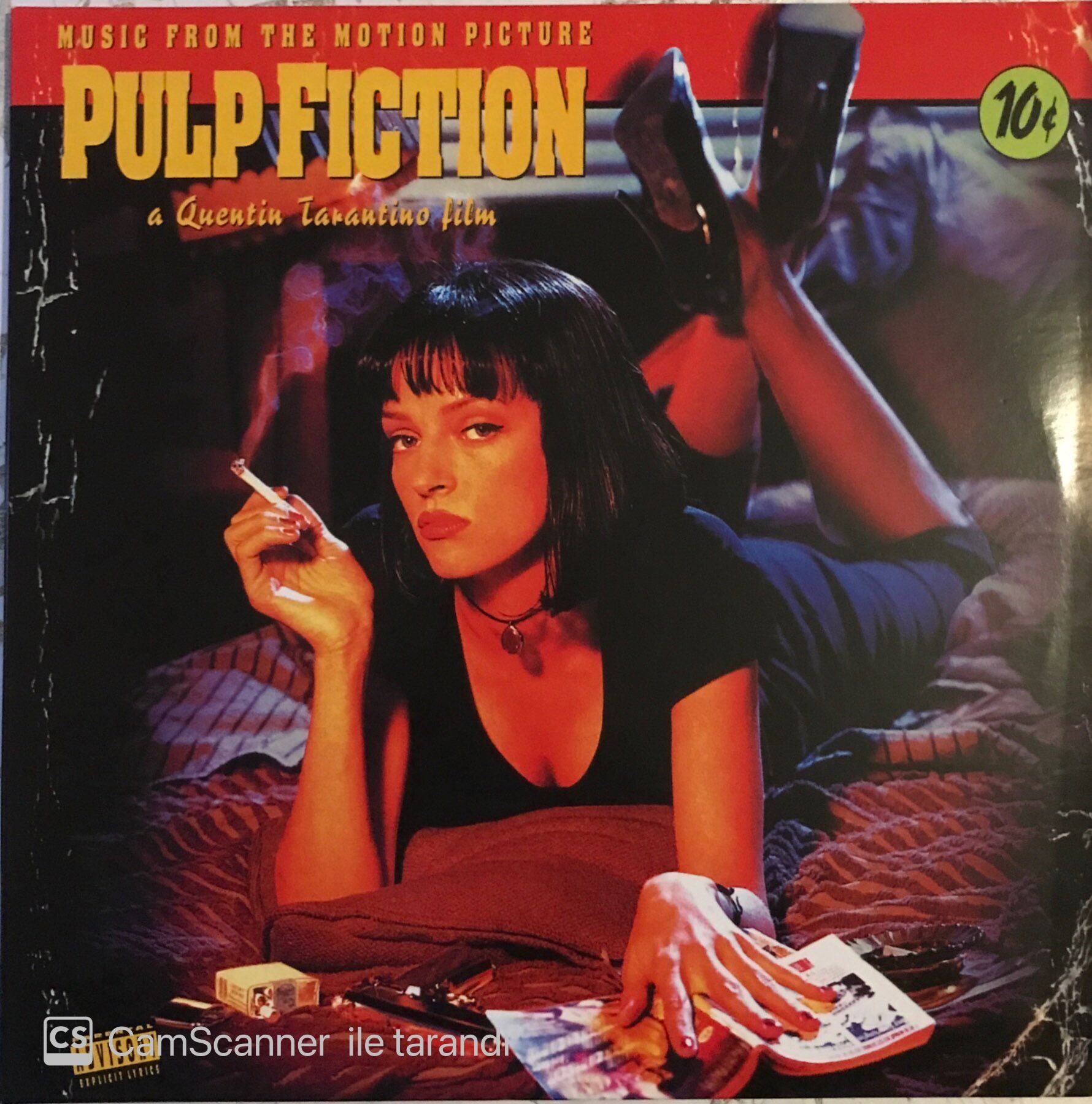 Music From The Motion Picture Pulp Fiction A Quentin Tarantino Film LP