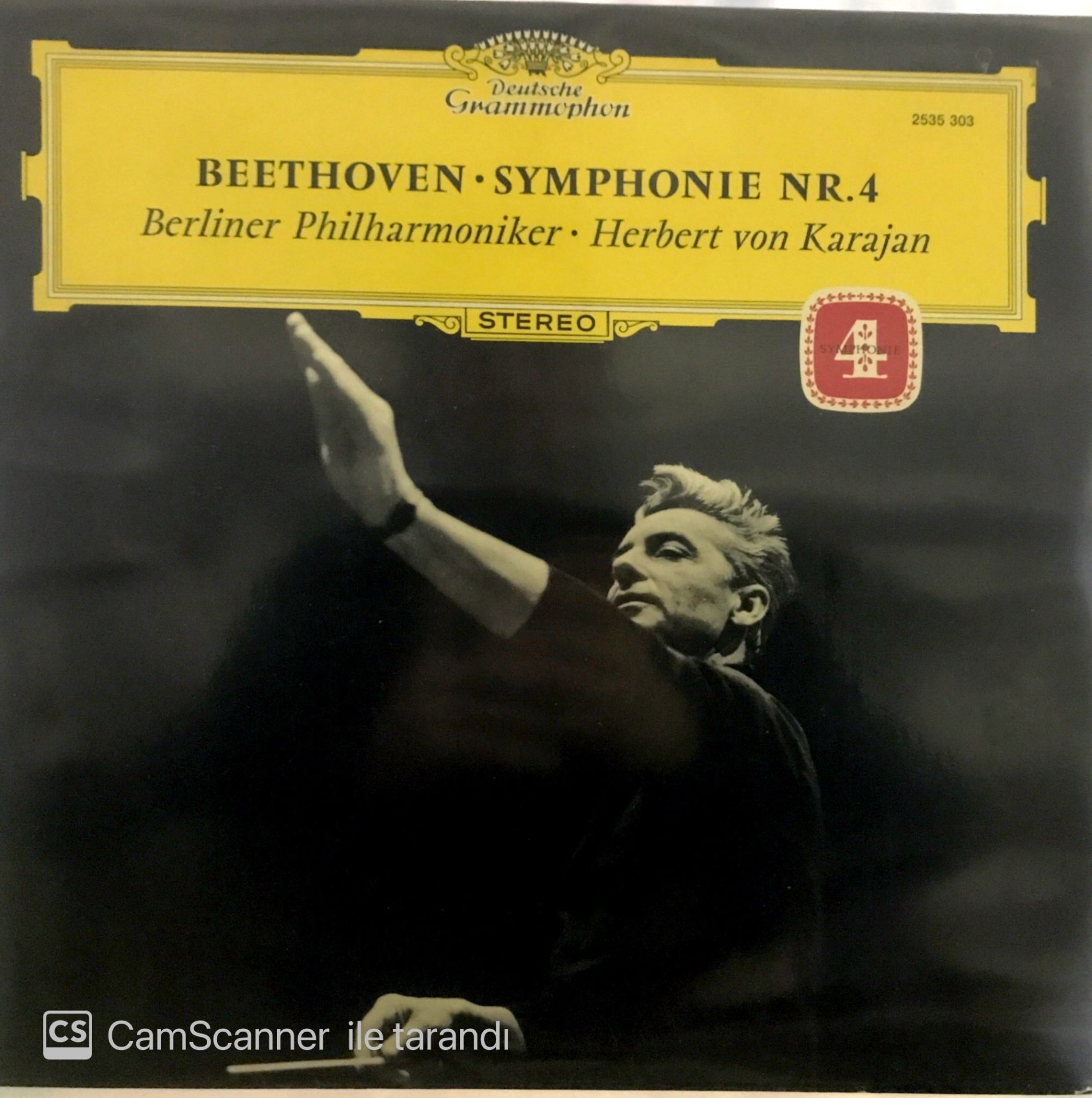 Beethoven Symphonie nr.4 Herbert von Karajan LP