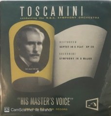 Toscanini His Master's Voice LP