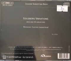 Johann Sebastian Goldberg Variations CD