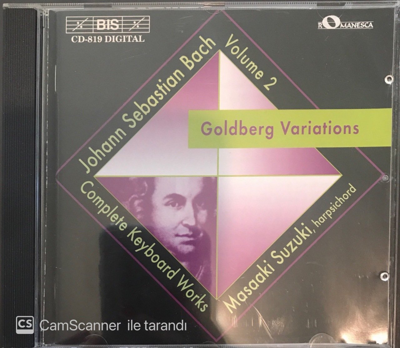 Johann Sebastian Goldberg Variations CD