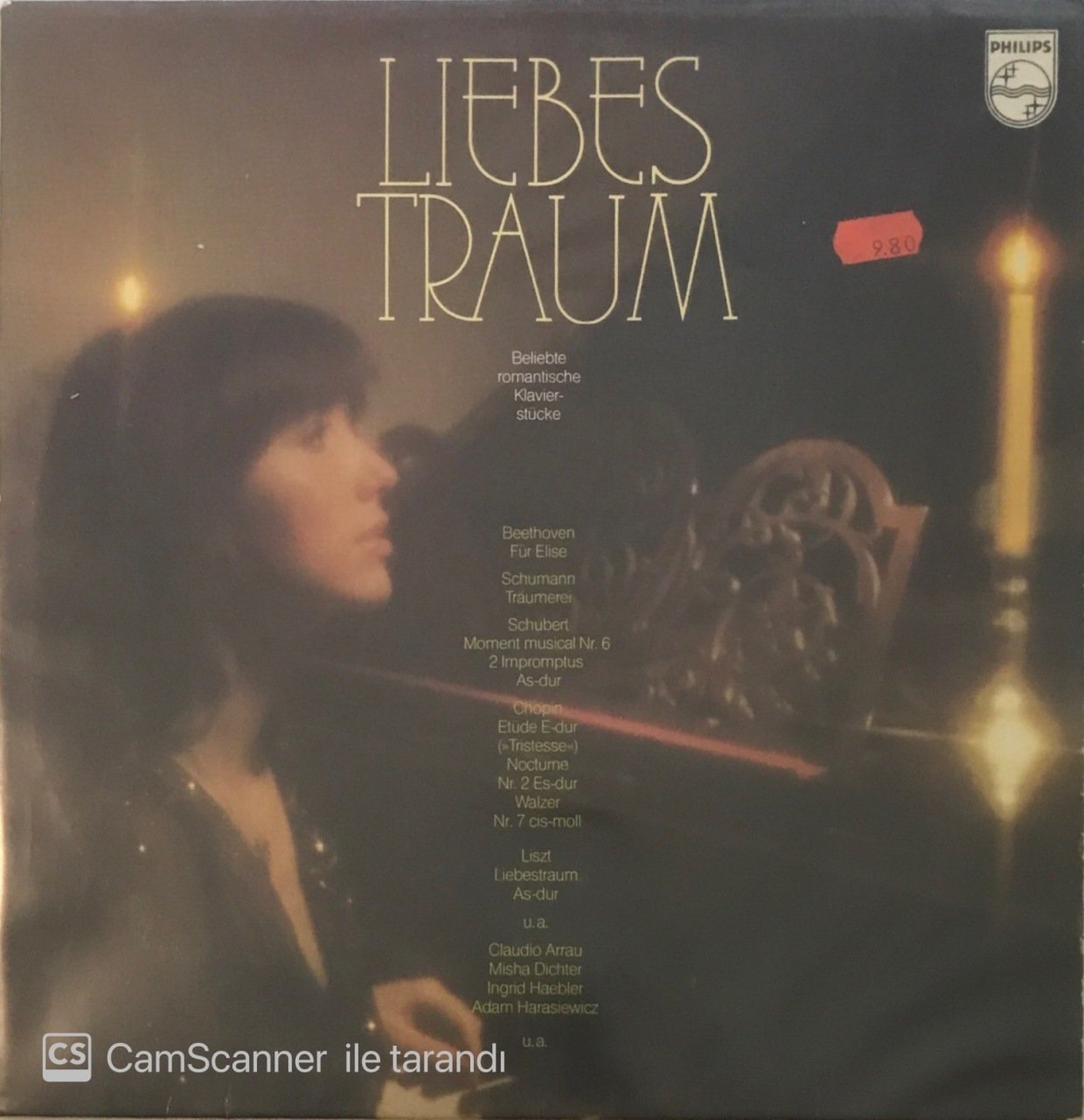 Liebes Traum Beliebte Romantische Klavierstücke LP