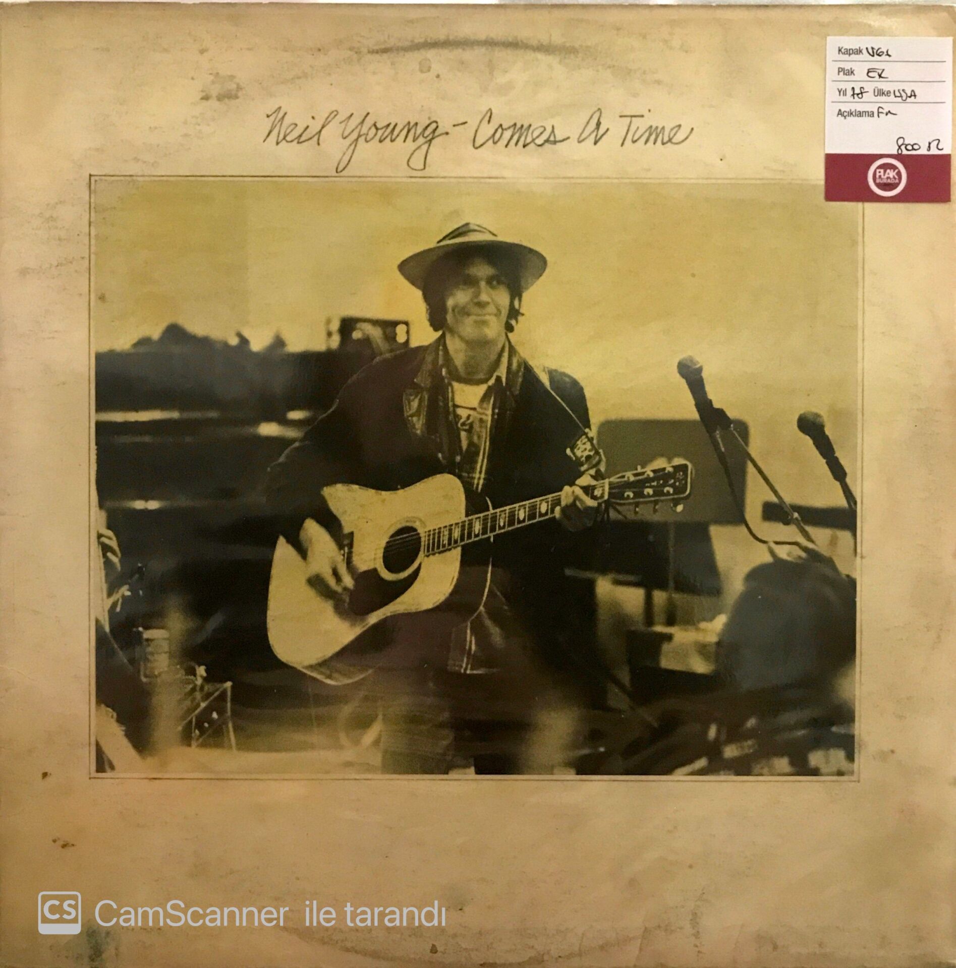 Neil Young Comes A Time LP