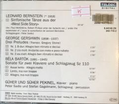 Leonard Bernstein Wset Side Story Güher Und Süher Pekinel CD