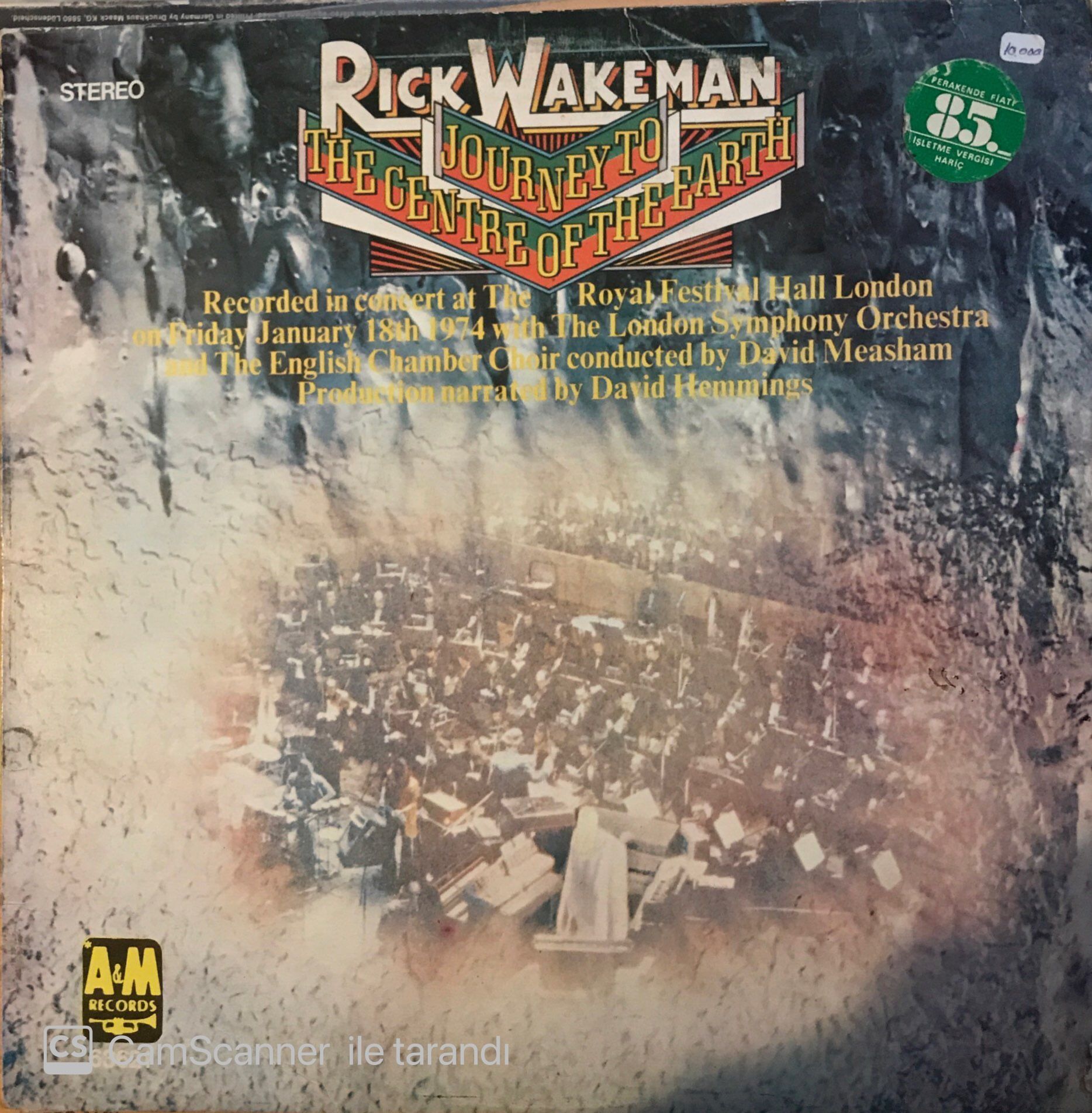 Rick Wakeman Journey To The Centre Of The Earth LP