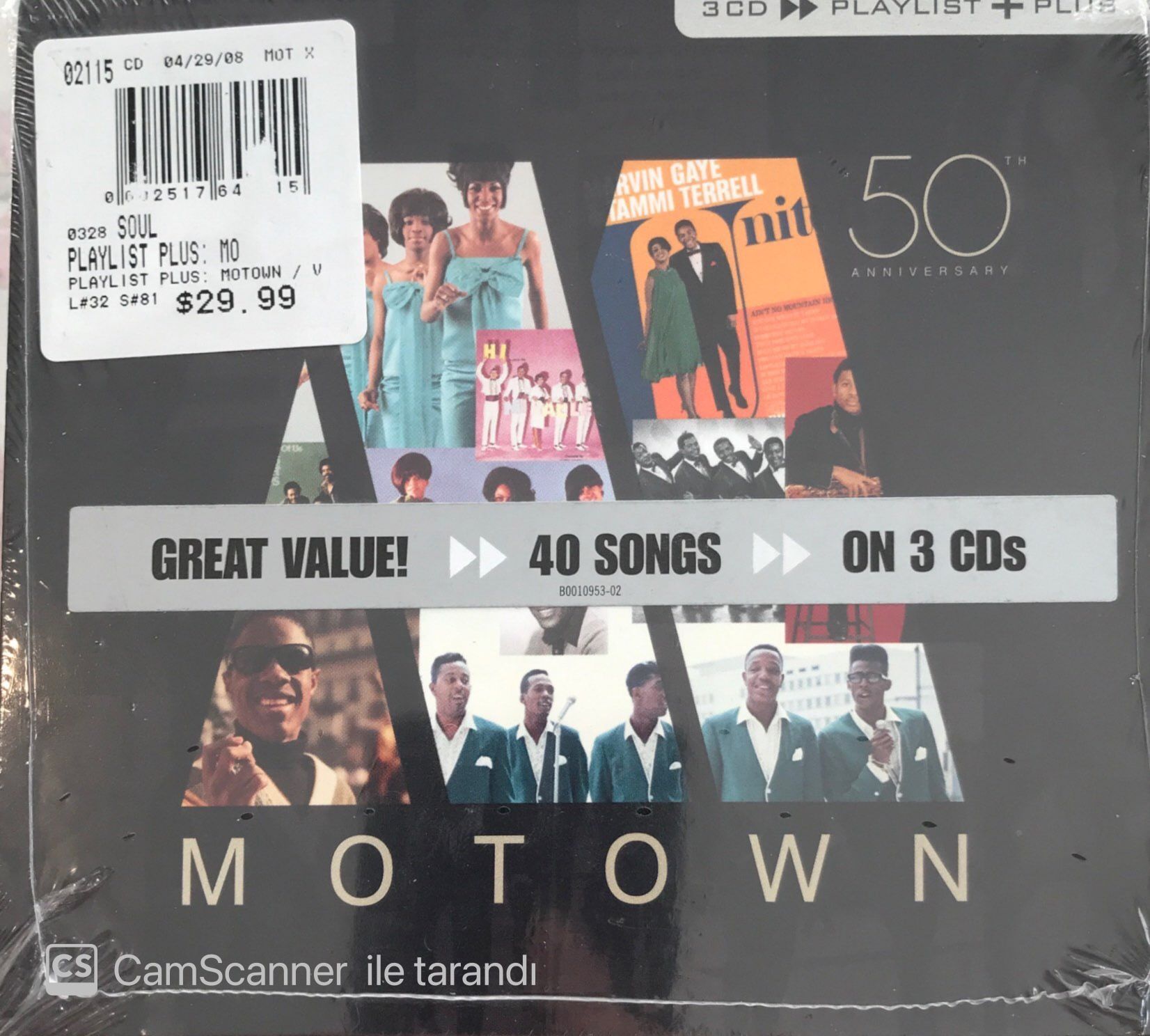 Motown - Great 40 Songs On 3 CD