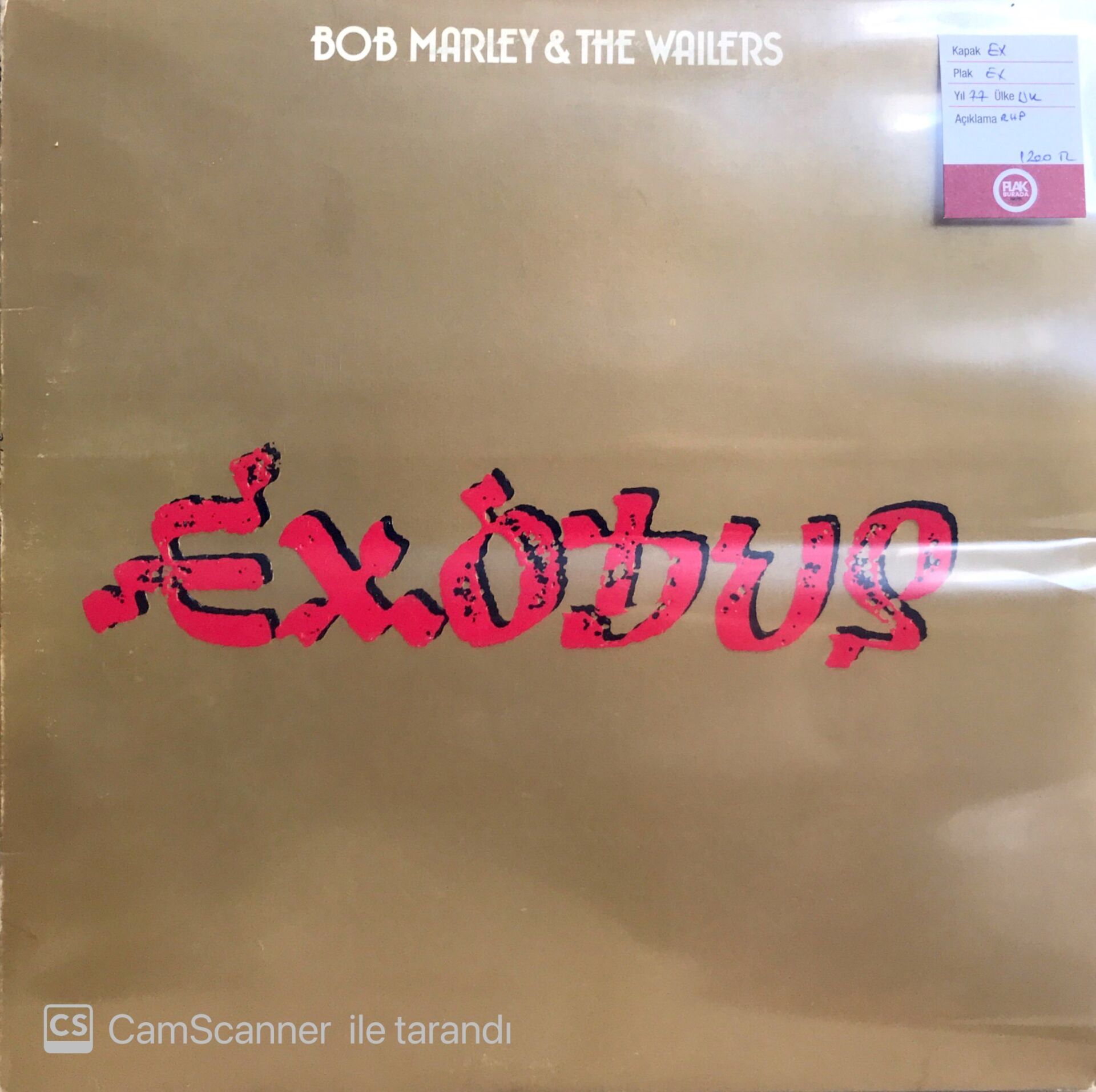Bob Marley  & The Wailers / Exodus LP