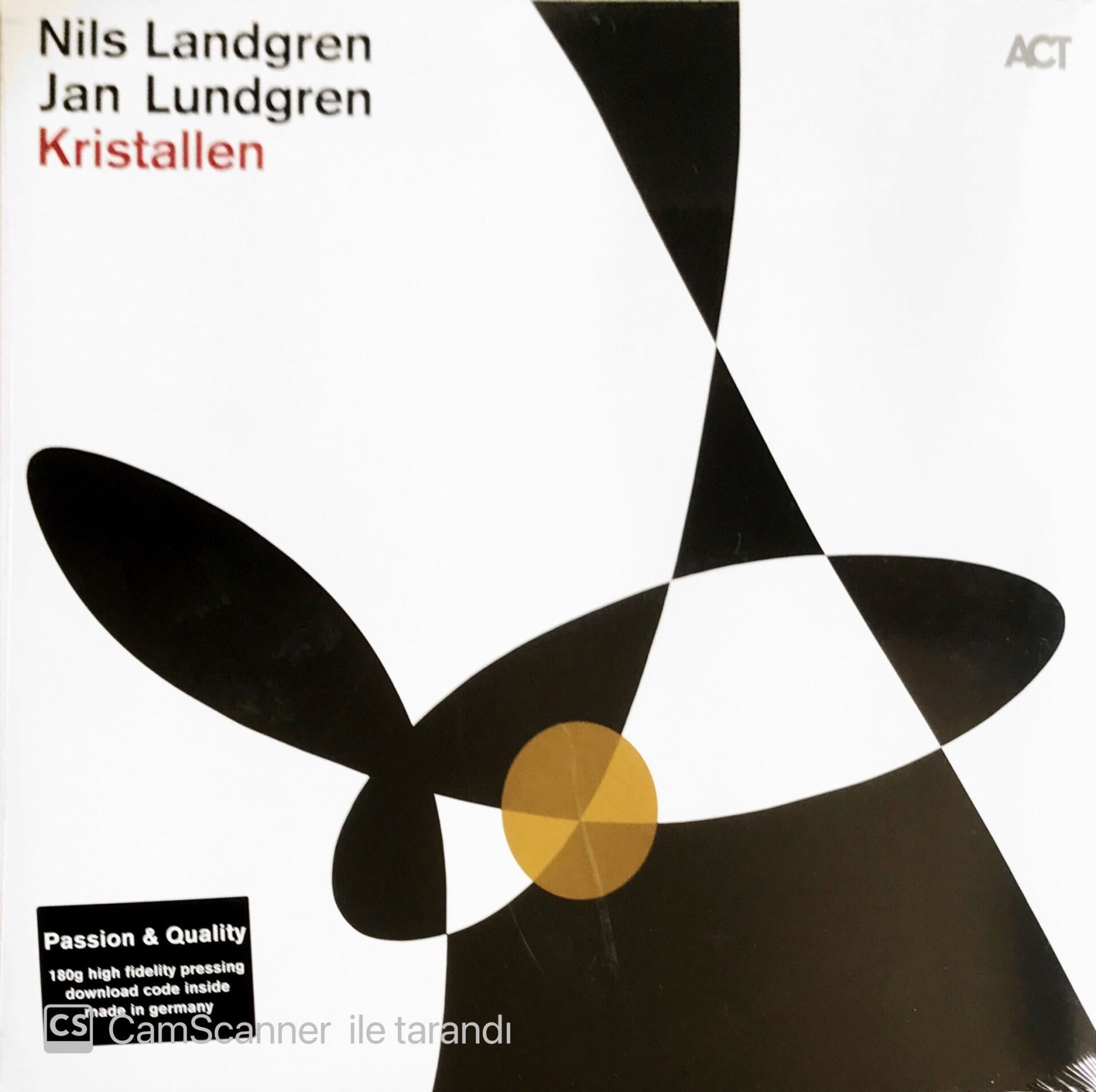 Nils Landgren & Jan Lundgren - Kristallen - LP