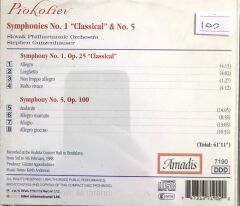 Prokofiev / Symphonies Nos. 1&5 ''Classical'' / Slovak Phillharmonic Orchestra Stephen Gunzenhauser CD