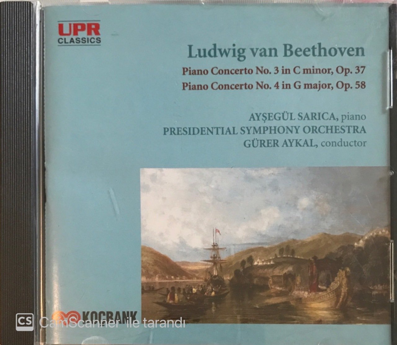 Beethoven Piano Concertos 3-4 Ayşegül Sarıca Gürer Aykal CD