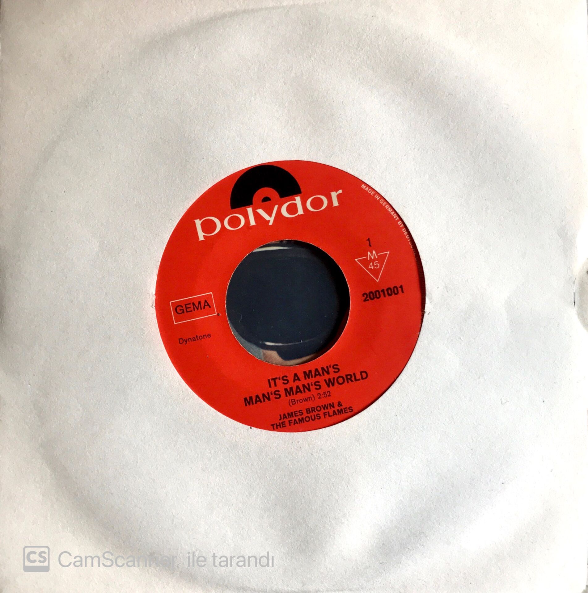 James Brown - It's a Man's World 45'lik