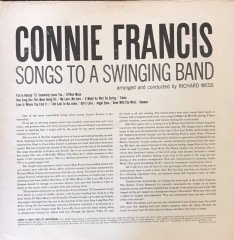 Connie Francis Songs To A Swingin' Band LP