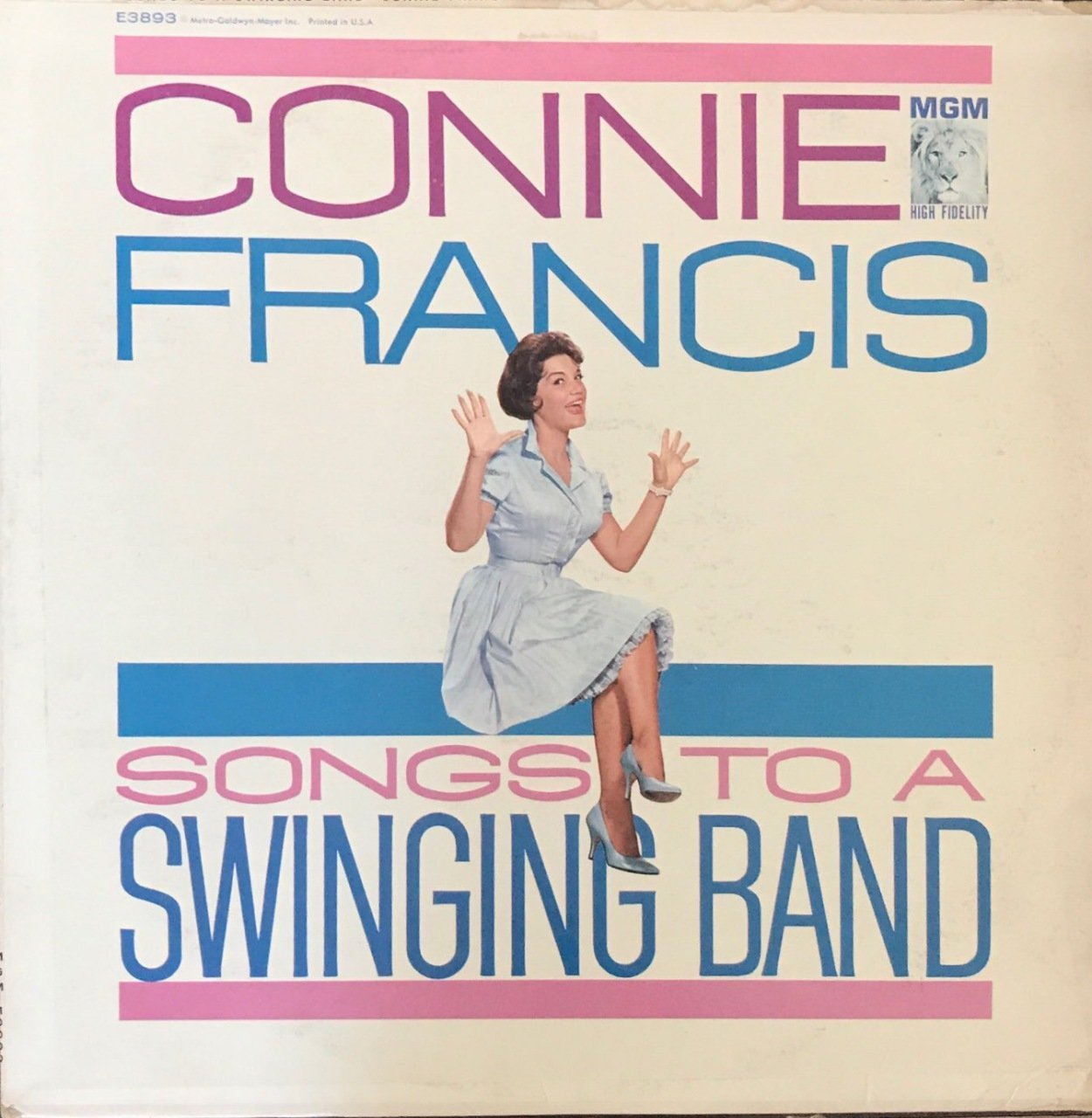 Connie Francis Songs To A Swingin' Band LP