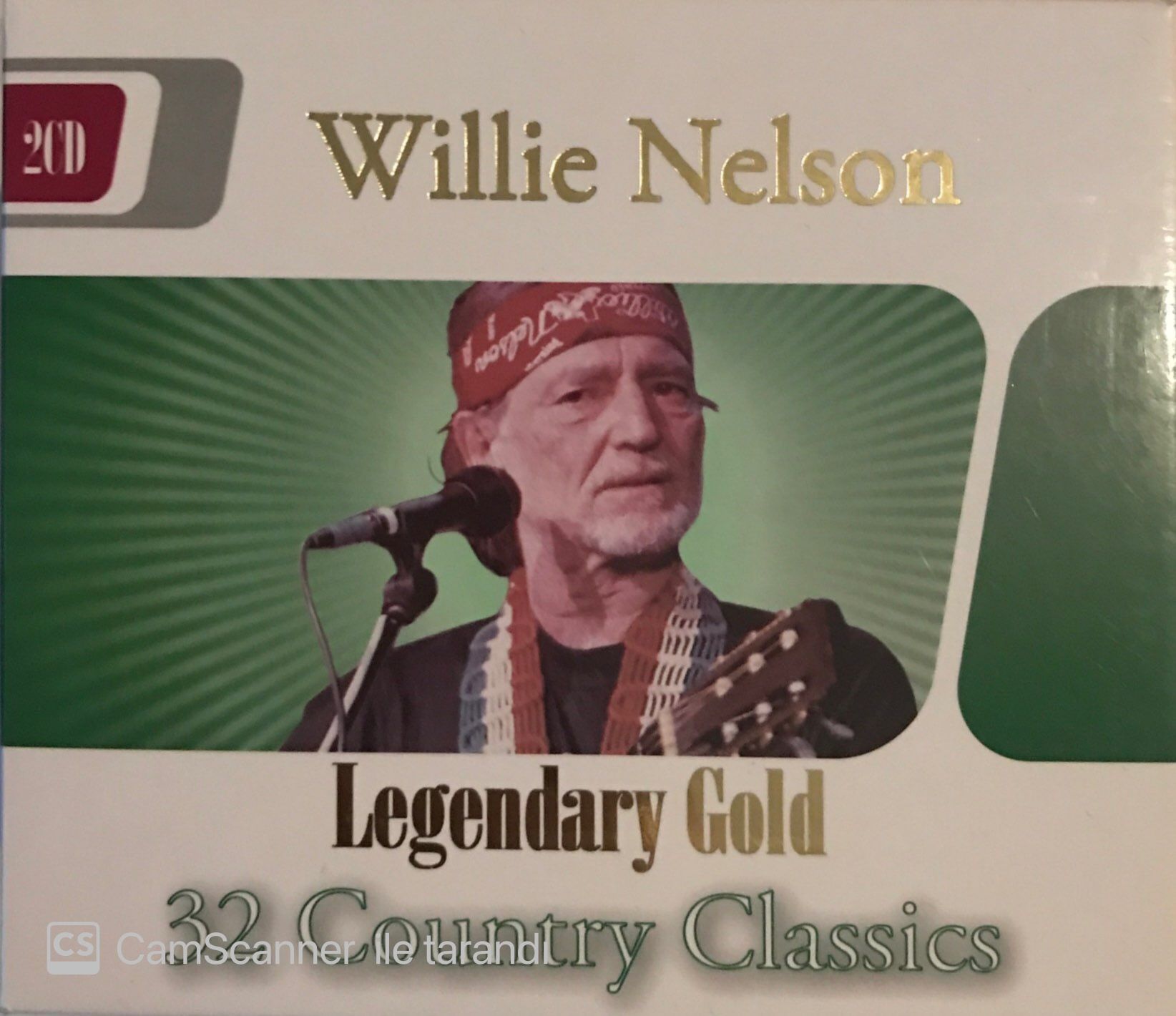 Willie Nelson Legendary Gold 32 Country Classics 2 CD