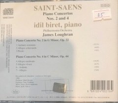 Saint-Saens Piano Concertos Nos.2 and 4 İdil Biret CD