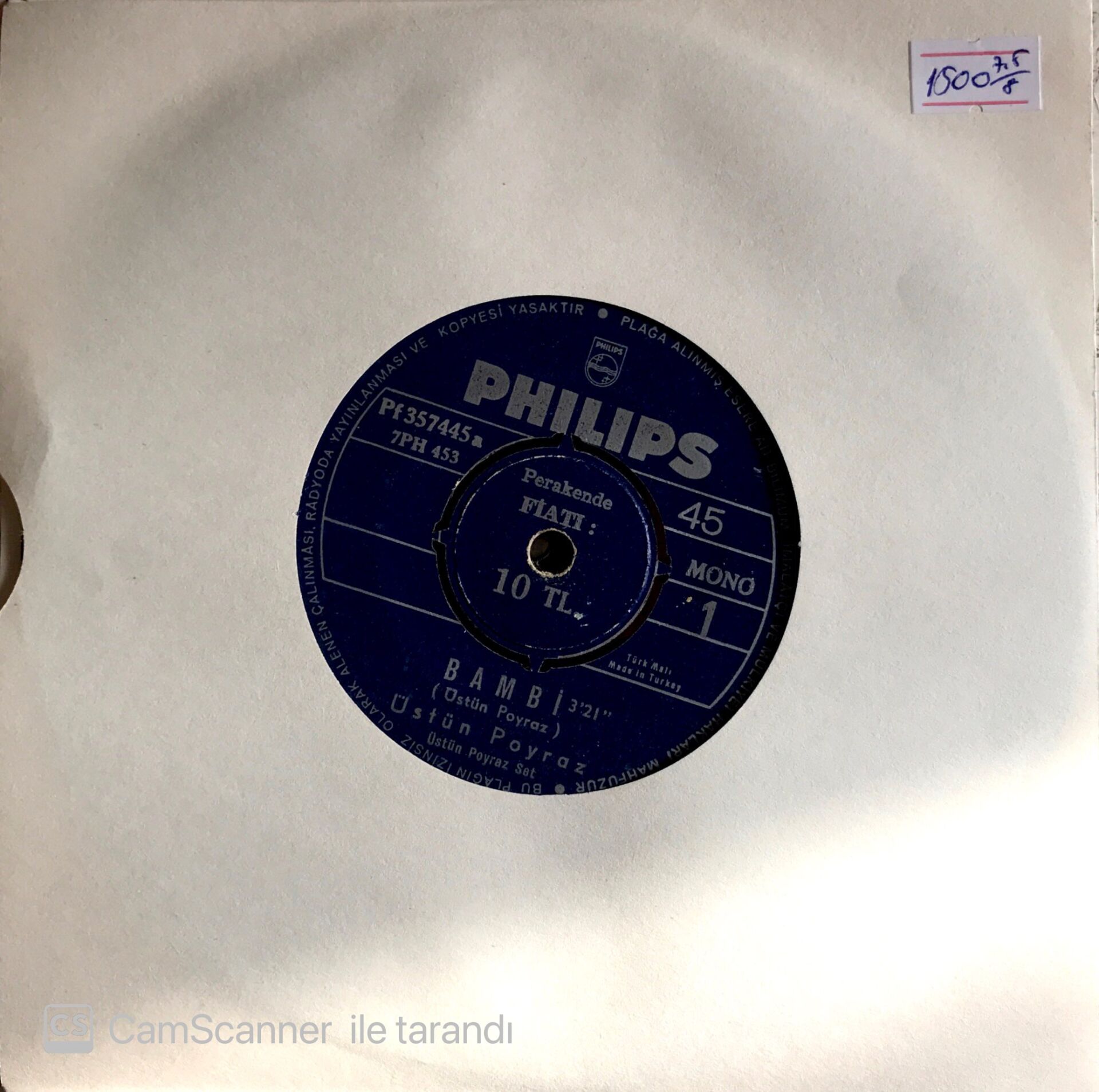 Üstün Poyraz - Bambi 45'lik