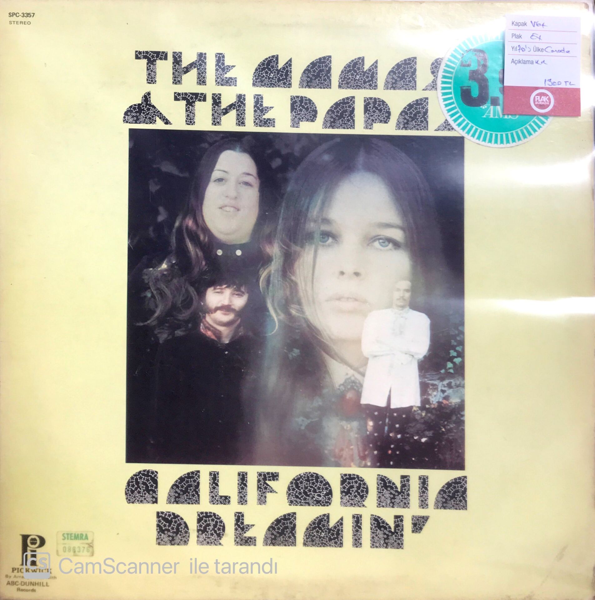 The Mamas & The Papas / California Dreamin' LP