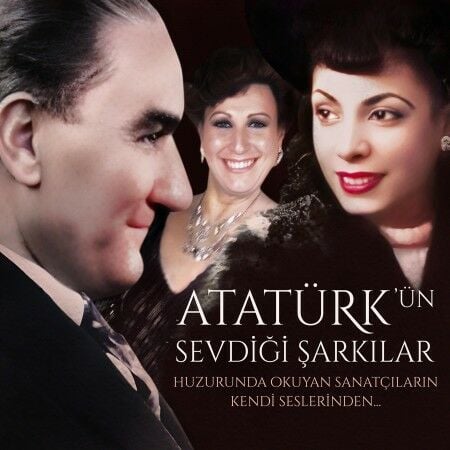 Atatürk'ün Sevdiği Şarkılar Huzurunda Okuyan Sanatçıların Kendi Seslerinden..Double LP