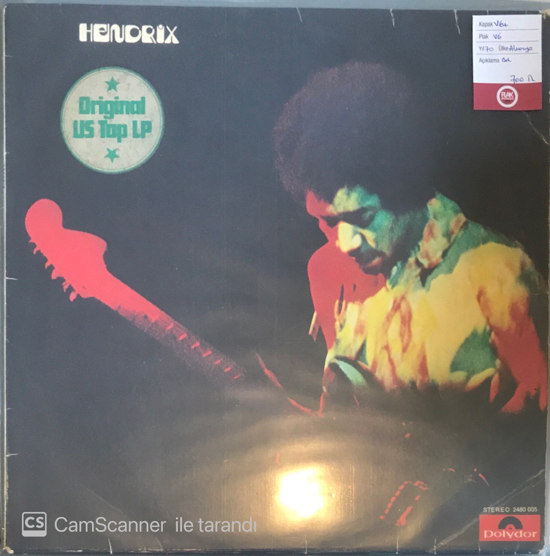 Hendrix – Band Of Gypsys LP