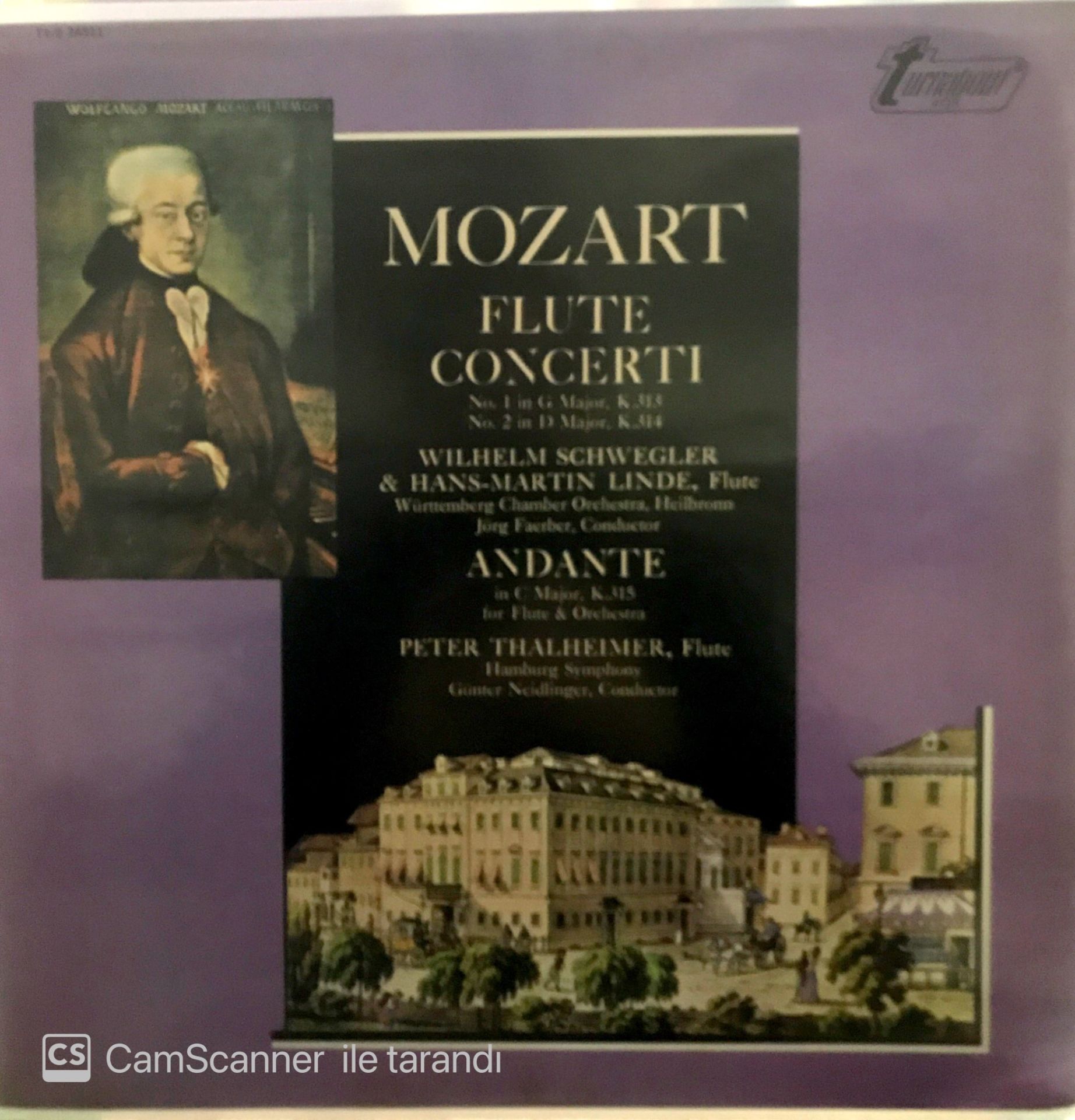 Mozart Flute Concerti LP