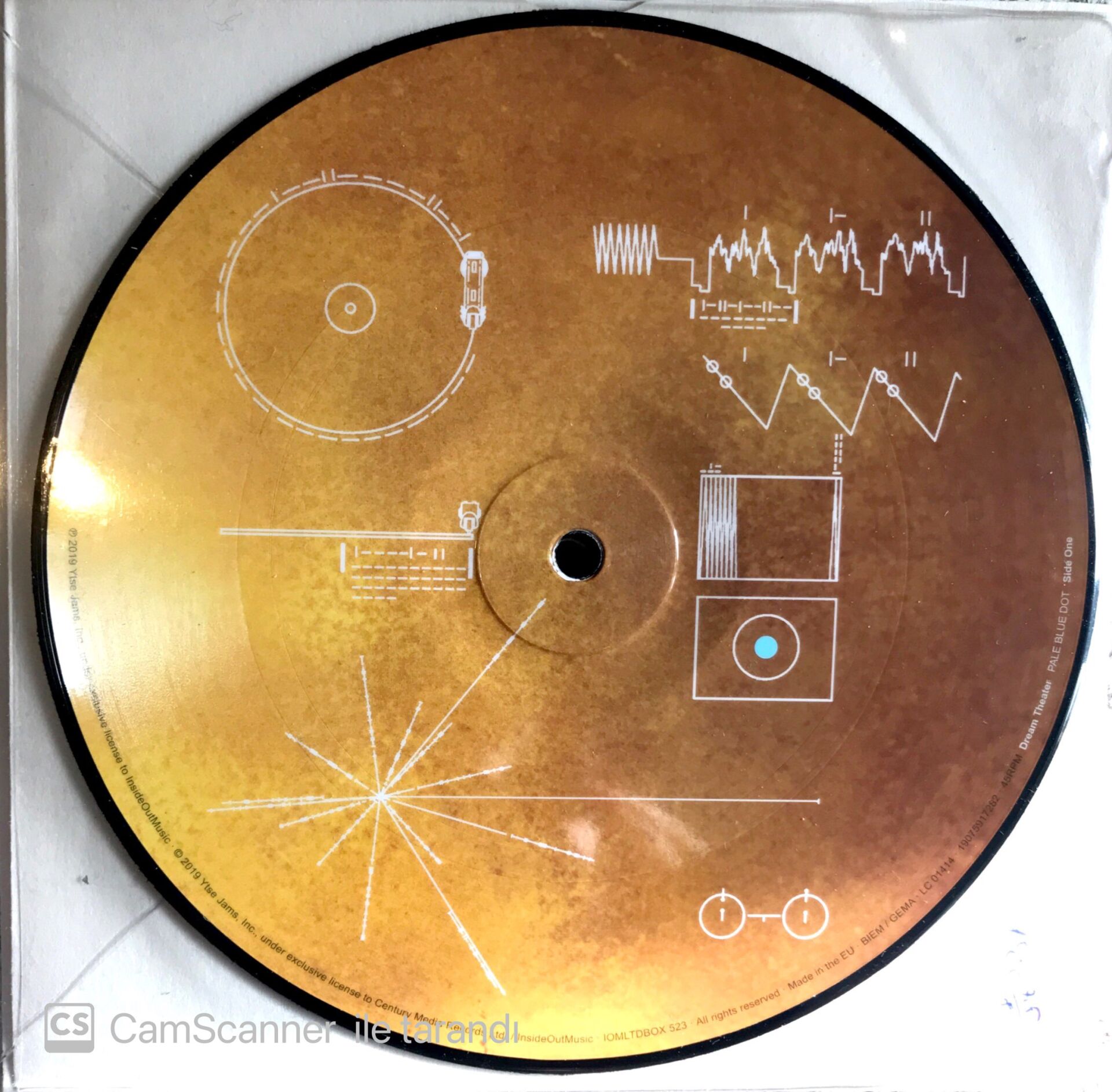 Dream Theater Pale Blue Dot 45'lik