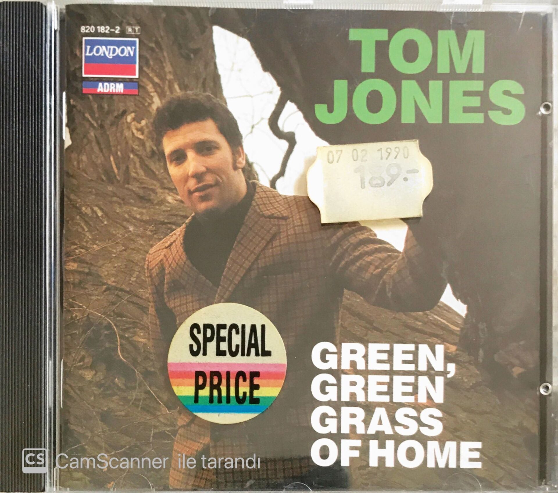 Tom Jones - Green, Green Grass Of Home - CD