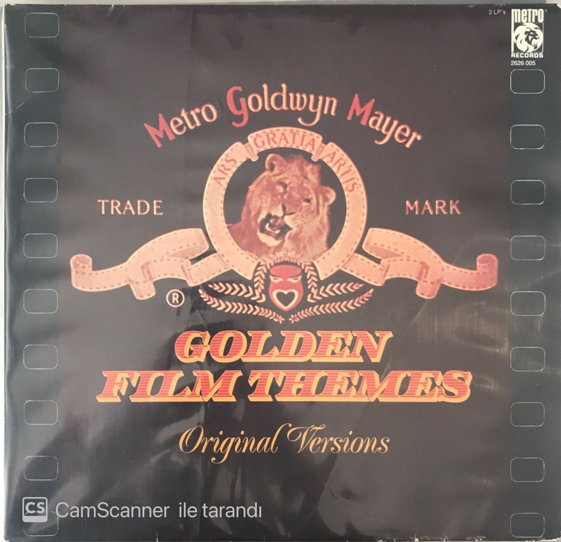 Golden Film Themes - Original Versions Soundtrack Double LP
