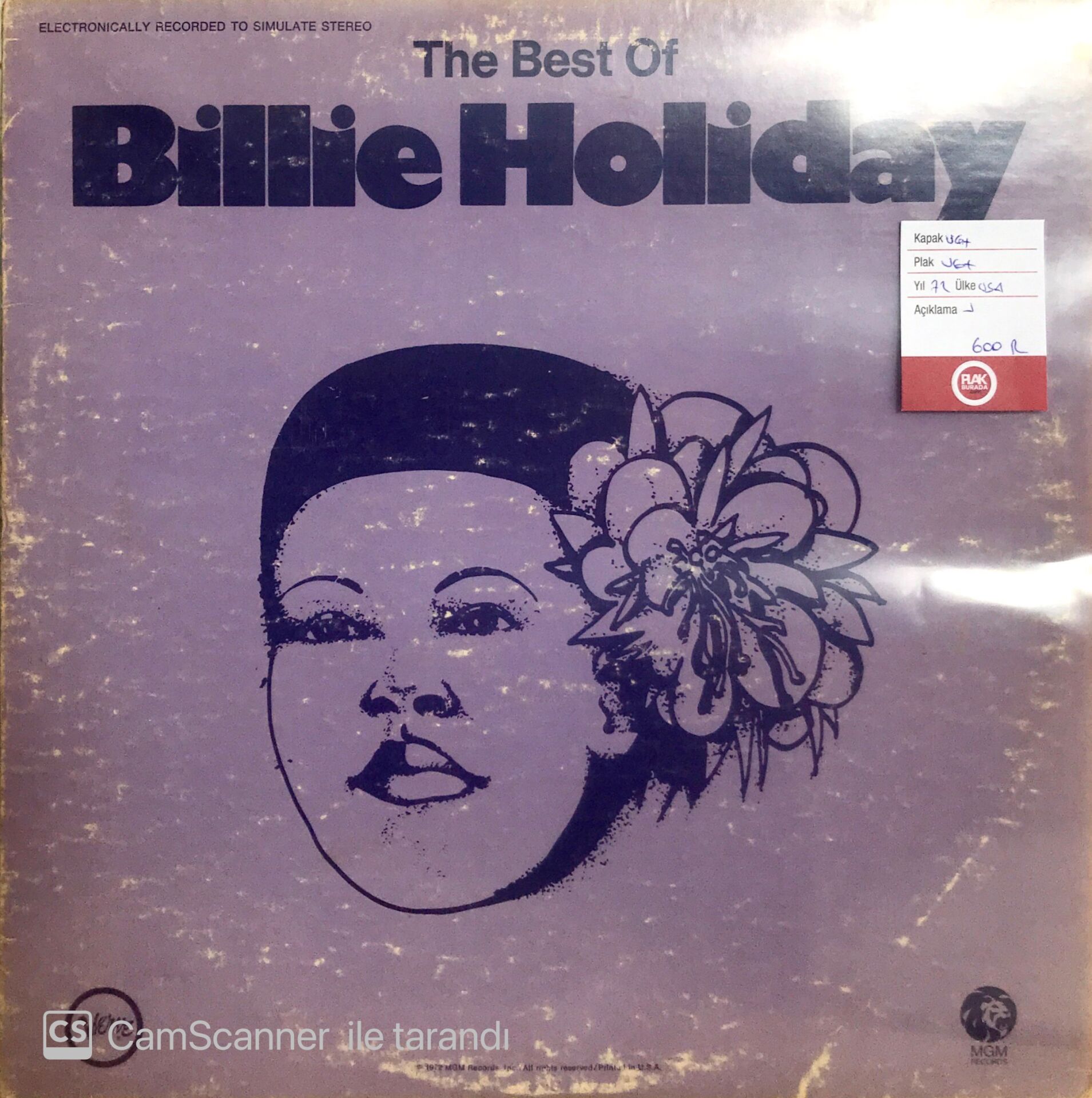 The Best Of Billie Holiday LP