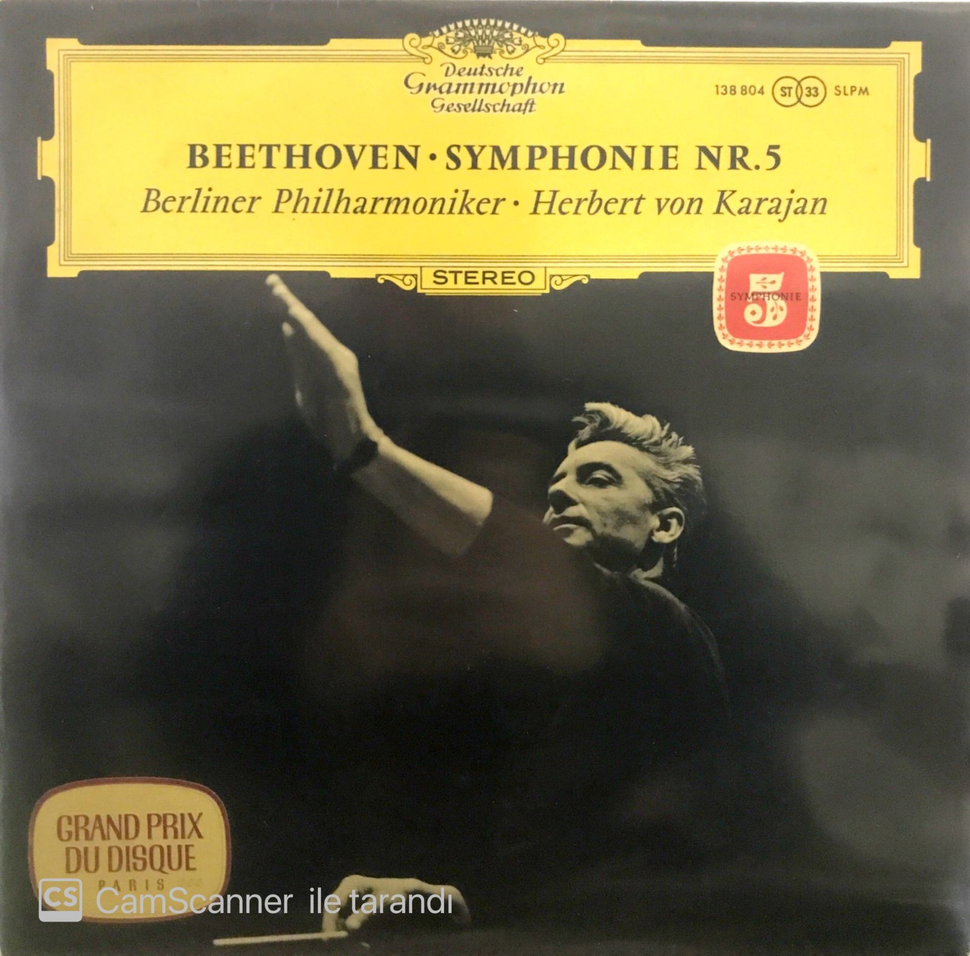 Beethoven Symphonie nr. 5 Herbert von Karajan LP