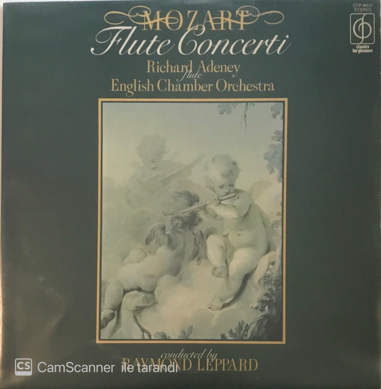 Mozart Flute Concerti English Chamber Orchestra LP