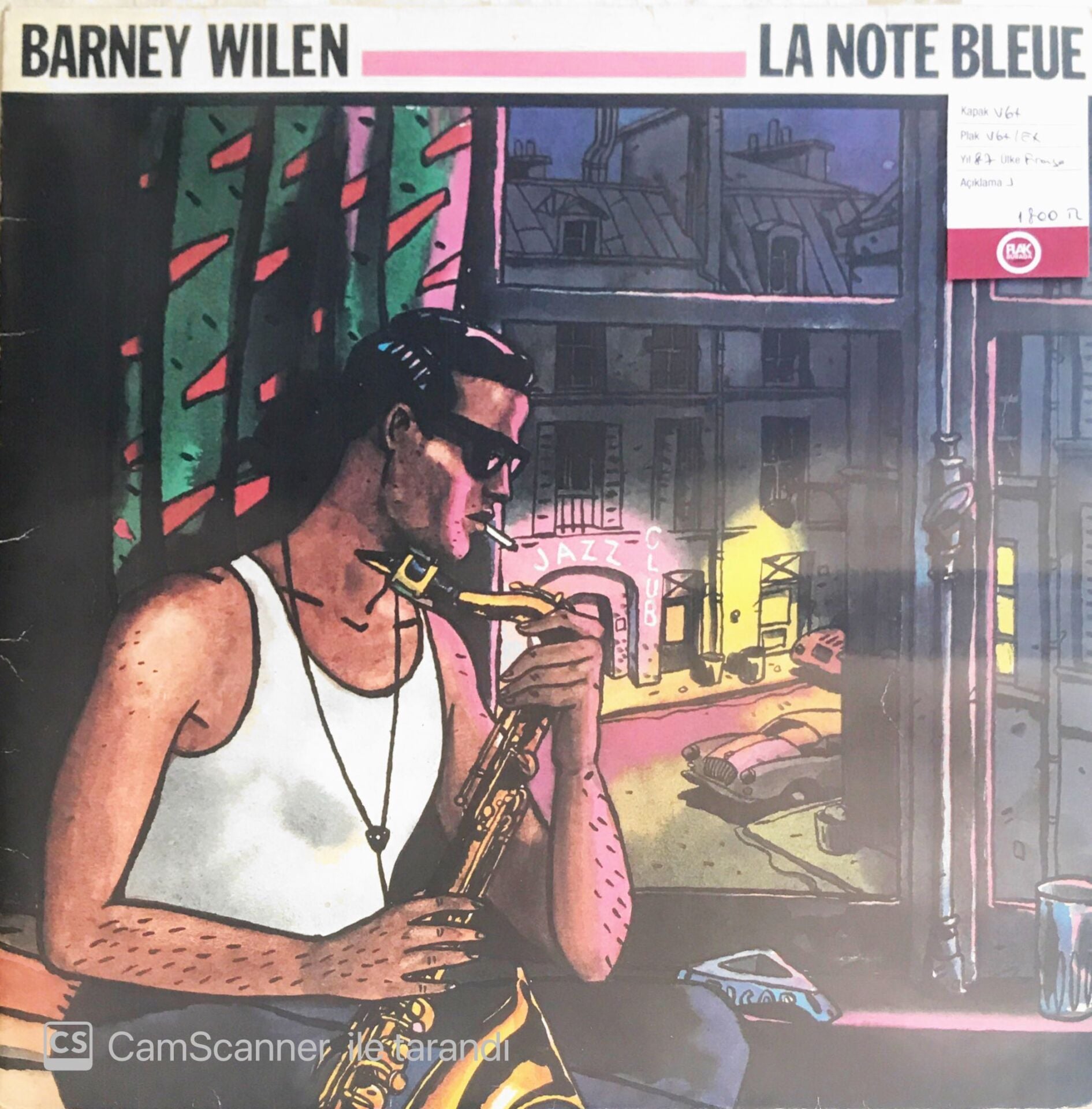 Barney Wilen - La Note Bleue - LP