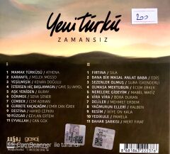 Yeni Türkü - Zamansız CD